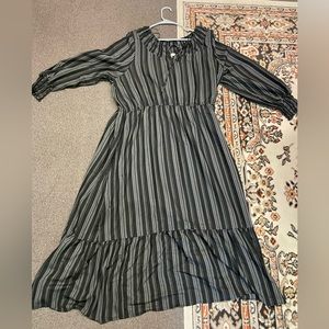 Black and Grey Dress